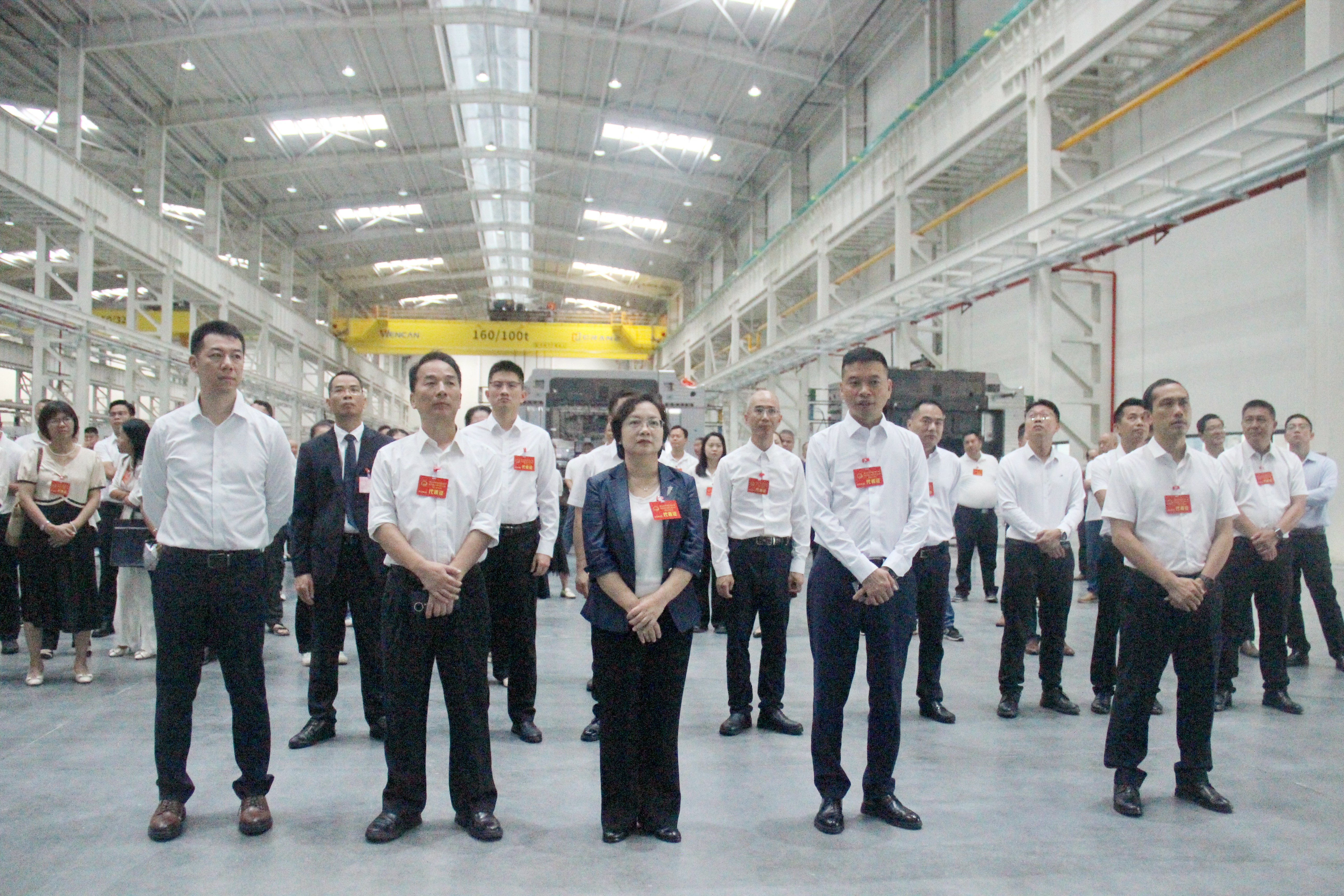 里水镇人大代表一行莅临文灿集团开展视察调研活动